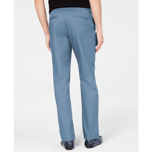 Alfani Men's AlfaTech Classic Fit Chino Pants Blue Size 38x30 - Picture 2 of 4